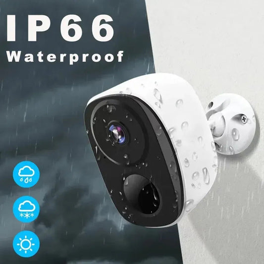 Outdoor Security Kamera mit Spotlight und Sirene