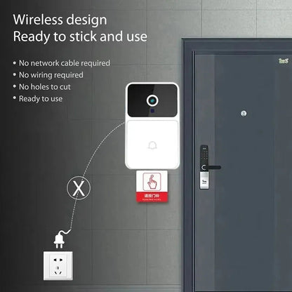 Smart WLAN Video-Türklingel mit Kamera und Gegensprechfunktion