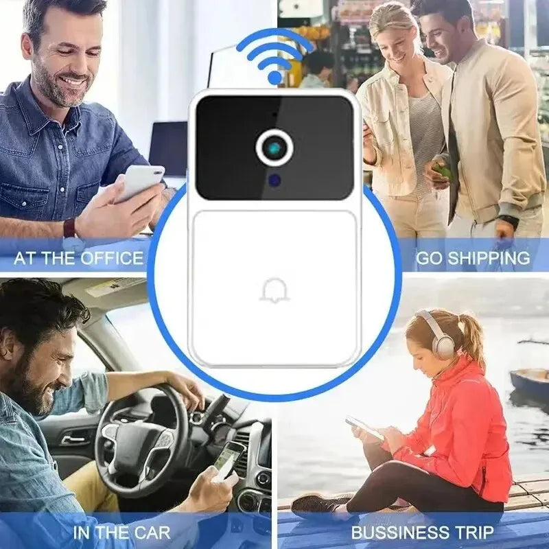 Smart WLAN Video-Türklingel mit Kamera und Gegensprechfunktion