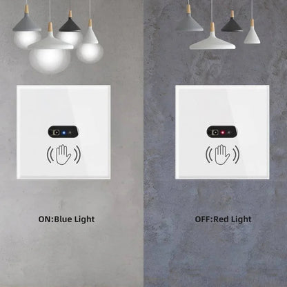 Touchless Infrarot Lichtschalter mit Glas-Panel