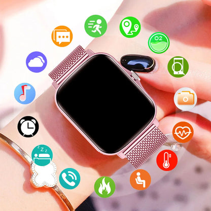 Smartwatch für Fitness mit Blutdruckmessung und Touch-Display