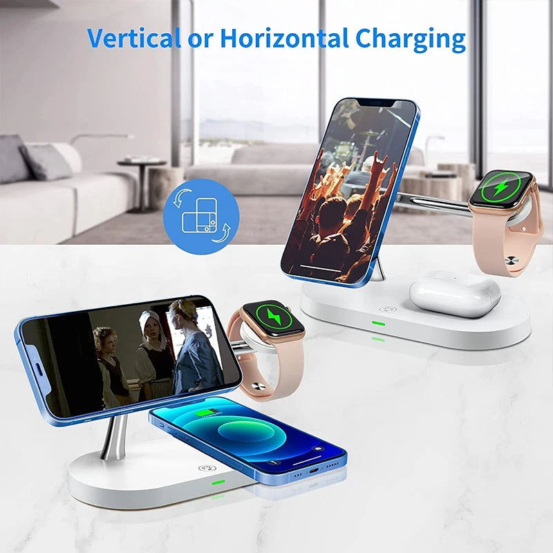 3in1 magnetische Ladestation für iPhone, Apple Watch und AirPods