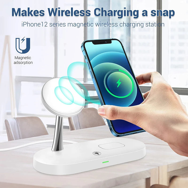 3in1 magnetische Ladestation für iPhone, Apple Watch und AirPods