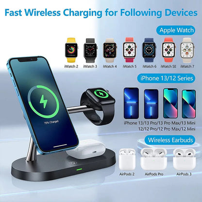 3in1 magnetische Ladestation für iPhone, Apple Watch und AirPods