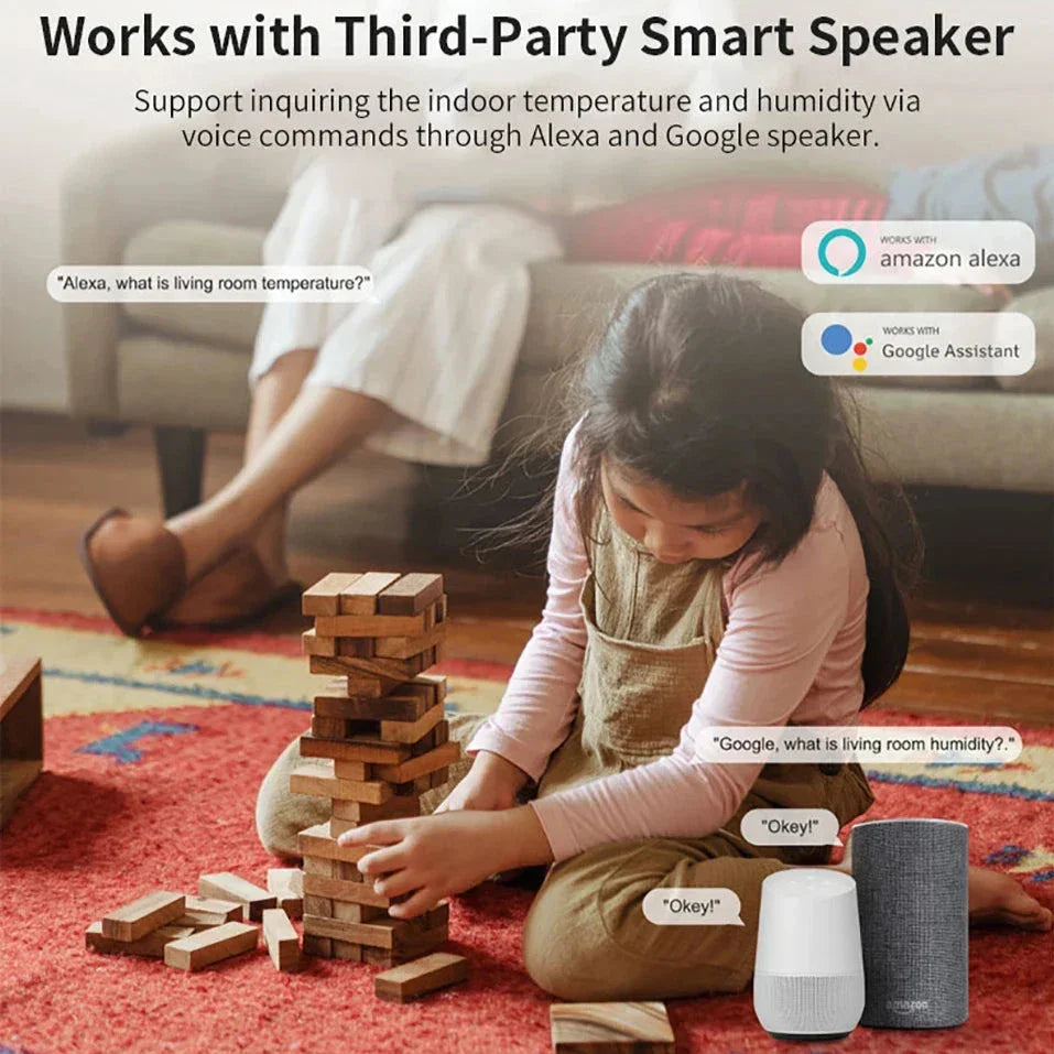 SmartLife WiFi Sensor für Temperatur und Luftfeuchtigkeit