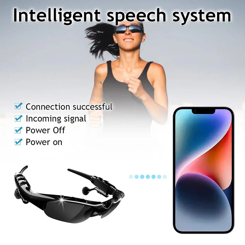 Bluetooth Sonnenbrille mit integrierten Kopfhörern