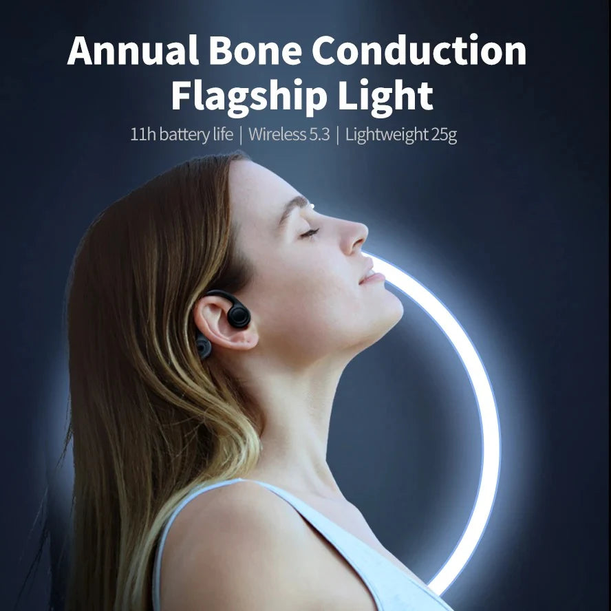 Bone Conduction Sport-Kopfhörer für Laufen und Radfahren