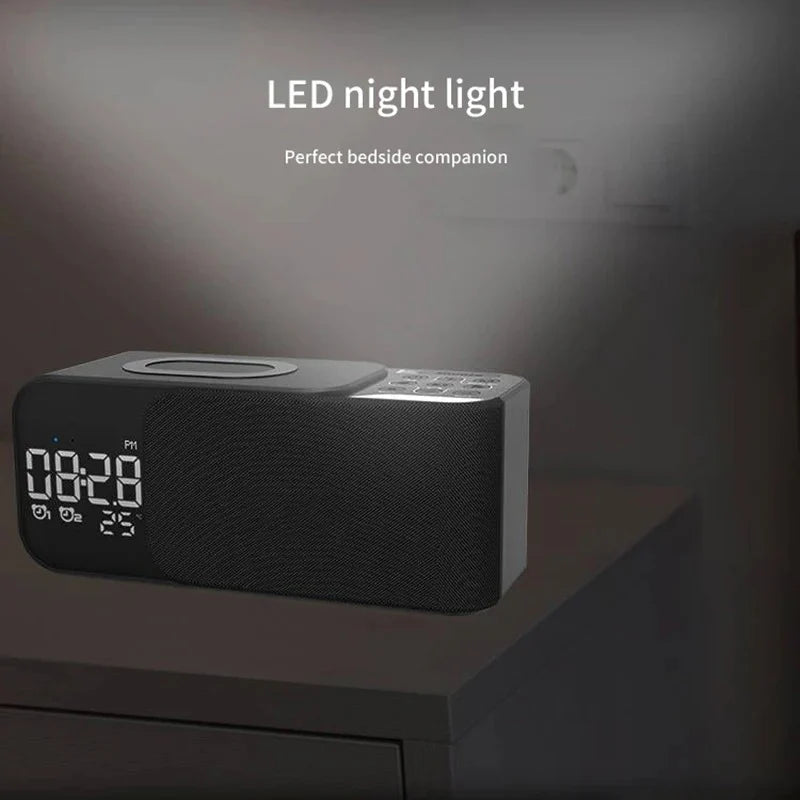 3in1 Wireless Charger Hub mit Lautsprecher und Nachtlicht