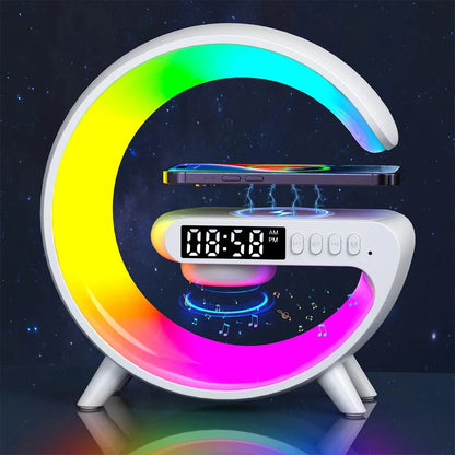 Wireless Charging Lamp mit RGB-Licht und Ladestation für Smartphones